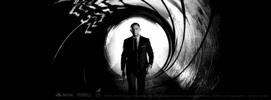 Daniel Craig alias James Bond 007 im Kinofilm Skyfall